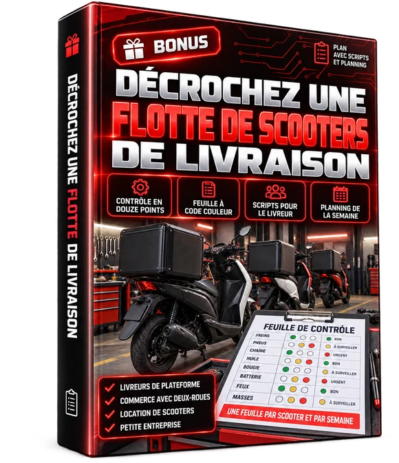 Bonus 6 : Décrochez une flotte de scooters de livraison